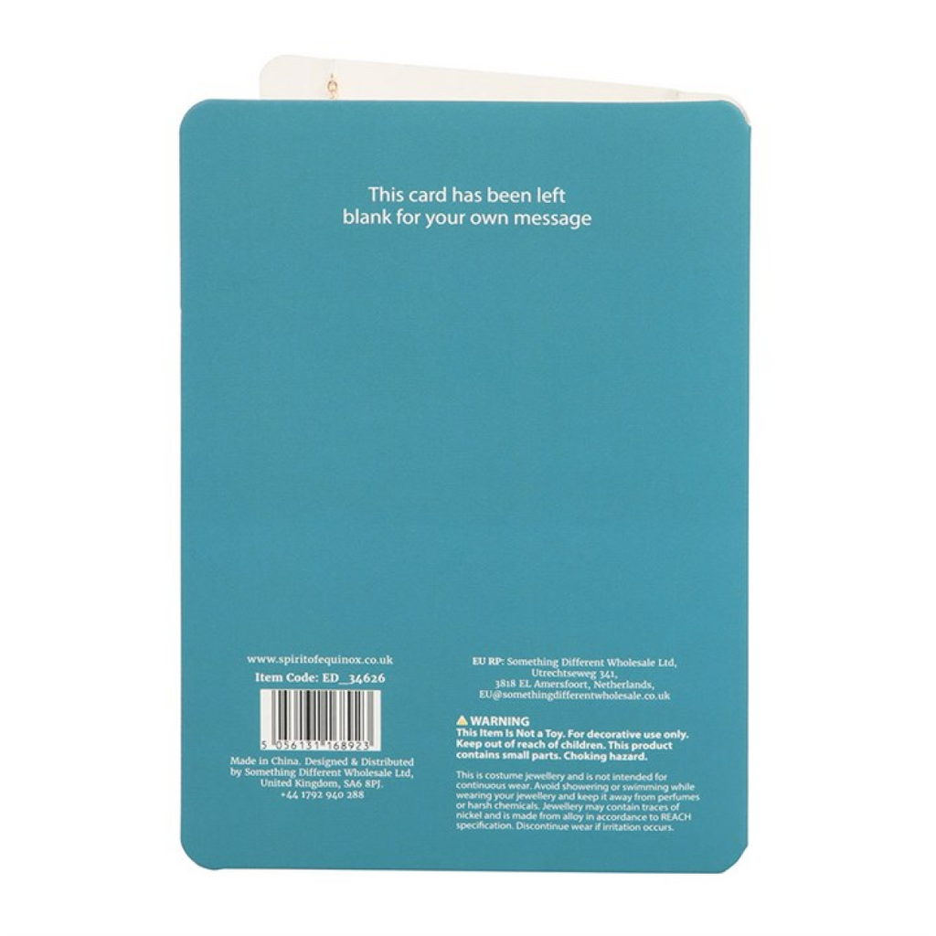 All Seeing Eye Necklace on Greeting Card